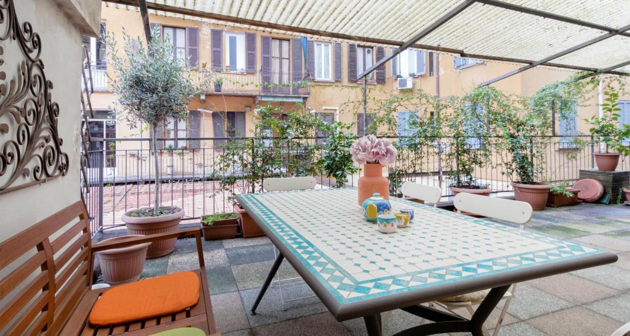 Joivy Apt For 6 With Big Terrace In Milan Centro Storico 외부 사진